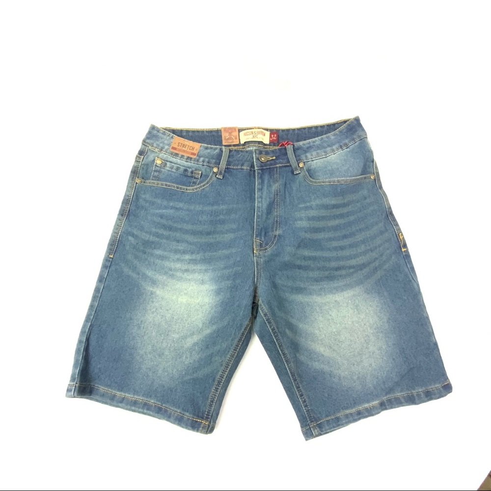 HUDSON & BARROW Mens Jeans Short stretch - Picture 2 of 10